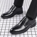 Vyri&scaron;ki laisvalaikio verslo batai su rai&scaron;teliais oksfordai Odiniai vyri&scaron;ki oficialūs batai patogūs Madingi oficialūs batai vyrams Zapatillas Hombre 38 juoda