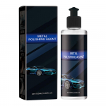 Galingas metalo poliravimo priemonė Metalų valiklis ir galingas poliravimo priemonė Chromo valiklis 100ml Apsaugos nuo rūdžių formulė Sustabdo rūdis visam laikui Saugus visiems juoda