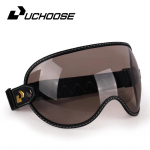 Uchoose Tinka Visiems Senovinis Retro Atviras Pusiau &Scaron;almas Motociklininko &Scaron;almas Burbulinis Shield Viziozonė Lę&scaron;is Saulės Akiniai Akiniai Priedai gray
