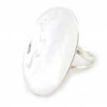 Bague Argent 'Zen' Argent&eacute;