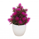 Žydi puok&scaron;tė Dirbtinė gėlė Miniascape Plant Hotel Restaurant Home Stalo bonsai dekoras? rožinė raudona spalva