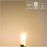 10 pakuočių Mini G4 Led lemputė 12v Smd3014 be mirgėjimo LED ap&scaron;vietimo silikono 360 spindulio kampas kri&scaron;toliniam sietynui Pakeiskite halogenines lempas &scaron;ilta balta spalva