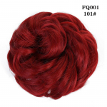 Plaukų žiedo perukas naujas Sintetiniai plaukams Scrunchies Chignon elastinė juosta, pagaminta i&scaron; plaukų Netvarkingi garbanoti plaukai Bun Plaukų uodega Moterims Kar&scaron;čiui atsparus LUPU