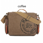Vyri&scaron;ki senoviniai pasiuntinių krep&scaron;iai Drobiniai pečių krep&scaron;iai mada Crossbody Bag Kelioninė rankinė kava