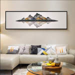 Abstraktus menas Aliejinė tapyba Plakatai ir spaudiniai Sienų meno drobės Tapyba Igneous Rock Mountain paveikslėliai gyvenamojo kambario namų dekoravimui 20*40cm