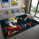 Anime Naruto neslystantys kilimėliai Dideli kilimėliai svetainei Patogūs kilimai Mink&scaron;ti grindų kilimėliai miegamajam 120cm x 160cm