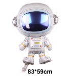 CUCU raketa Astros baliono gimtadienis astronauto erdvėlaivio folijos balionai animacinių filmų mokslinės fantastikos kosmoso anime tema 1pc astronaut
