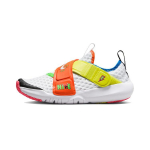 Nike Flex Advance BR PS Balti Daugiaspalviai Vaikų Sportbačiai Signalinis Mėlynas &Scaron;viesiai Žalias Oranžinis &Scaron;oko Žalias DV1754-111 35