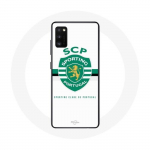 Dėklas - Maniacase - Samsung Galaxy A41 - Mink&scaron;tas - Juodas - SCP Sporting Portugal juoda