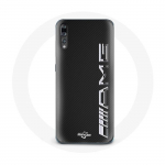 Coque pour Huawei p20 Amg Logo Carbone Texture juoda