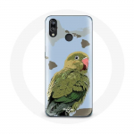 Coque pour Huawei P20 Lite Perruches Oiseaux vert