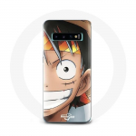 Coque pour Samsung Galaxy s10 edge One piece Manga Luffy