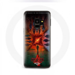 Coque pour Samsung Galaxy S9 Stranger Things Saison 4 Affiche Equipages de la Nouvelle Th&eacute;orie