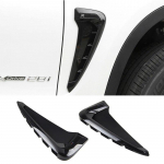 2vnt Automobilių modeliavimo &scaron;oninio sparno oro srauto sparnų grotelių i&scaron;leidimo angos įsiurbimo angos apdaila, skirta BMW X5 F15 2014 2015 2016 2017 m. juoda