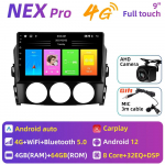 Multimedija, skirta Mazda MX-5 MX5 III 3 NC Miata 2005&ndash;2015 Android 2 Din Car Radio Stereo Navigacija GPS Carplay Head Unit Autoradio 4+64+mic+AHD