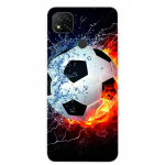 Skirtas Xiaomi Redmi 9C NFC dėkliams Redmi 10 2022 Football Mink&scaron;tas silikoninis galinis dėklas, skirtas Xiaomi Redmi 9C telefono dangtelis Redmi 9 Activ Funda Redmi 9C NFC