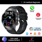 &bdquo;Bluetooth&ldquo; skambučių EKG+PPG naujas i&scaron;manusis laikrodis vyrų sveikatos laikrodis &scaron;irdies ritmo laikrodžiai IP68 vandeniui atsparus fitneso stebėjimo i&scaron;manusis laikrodis