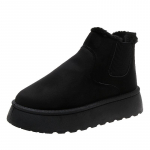 Žieminiai moteri&scaron;ki sniego batai, pliu&scaron;iniai &scaron;ilti, neslystantys, vandeniui atsparūs moteri&scaron;ki sportbačiai, laisvalaikio slydimo batai moteri&scaron;ki Botas Mujer 38 juoda