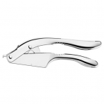 Nerūdijančio plieno imbiero česnako smulkintuvas be vargo, neslidžia rankena, skirta namų virtuvei rožinė