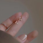 Star Stud Auskarai Moteri&scaron;ki Paprasti ir Maži Meteor Auskarai Temperamento Ni&scaron;a Penkiakampiai Žvaigždžių auskarai Vasara