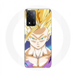 Coque Maniacase pour Oppo A93s 5G Dragon ball z sangoku Cheveux blonds