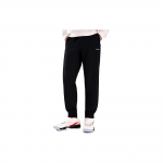Li Ning Lygūs Logotipo Spaudiniai Vilnos Rankogaliai Sportinės Kelnės Vyri&scaron;kos Kelnės Juodos AYKR891-1 XXL