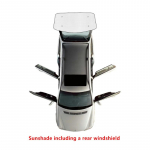 Visas automobilio aprėptis Volkswagen VW Passat B8 universalui 2014&ndash;2024 m. galinio &scaron;oninio lango skydelis nuo saulės priekinio stiklo skėčiai nuo saulės užuolaidų priedas