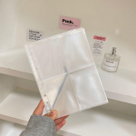 A5 fotokortelių laikiklis PVC nuotraukų kolekcinis albumas kūrybingas kortelių segtuvas paketas mergaitė transparent-pages 5