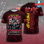 Vasariniai vyri&scaron;ki drabužiai Roko juostos mar&scaron;kinėliai AC/DC 3D spaudiniai Vaiki&scaron;ki mar&scaron;kinėliai trumpomis rankovėmis Hiphopo mados apvali kaklo laisvalaikio mar&scaron;kiniai vir&scaron;ūnės 4XL