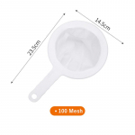 100/200/400 Itin smulkus sietelis Daugkartinio naudojimo Vyno Sulčių Sojų pieno Arbatos Kavos Rankinis Filtravimo Mai&scaron;elis &Scaron;auk&scaron;tas Virtuvės Aksesuarai