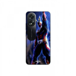 Coque Oppo A38 All might, one for All, my hero academia anime Maniacase juoda