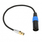 XLR ki&scaron;tukas į mini XLR ki&scaron;tuką, profesionalus 3 kontaktų XLR kabelio adapteris kameros mai&scaron;ytuvo mikrofonui 0.3 Meter / 1ft