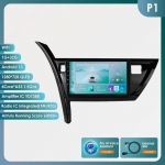 Hizpo Carplay 4G 10.1 colio I&scaron;maniosios automobilio sistemos Android automobilio radijas Toyota Corolla Auris 2013 - 2016 m. GPS Stereo I&scaron;manusis ekranas Bluetooth RDS P1 4Core 1G 32G AI