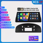 Hizpo 4G LTE 2Din Automobilio Multimedijos Grotuvas GPS Navigacija Palaiko DSP Carplay Android Auto BMW 3 Serijai E90 E91 E92 E93(2005&ndash;2008 m)CCC GPS Stereo RDS HC2 2G 32G