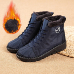 Nauji sniego batai, atsparūs vandeniui ir neslystantys medvilniniai batai, dideli trumpi batai su pastorintu aksomu ir &scaron;ilti batai 35