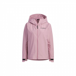 Adidas Rain.RDY Pereinamosios striukės su gobtuvu moteri&scaron;kos Vir&scaron;utiniai drabužiai Magic-Purple Pink IL8905 XS