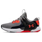 Under Armour HOVR Rise 3 Audinys Sintetinė Oda Laisvalaikio Žemi Batai Gyvenimo Būdo Batai Vyri&scaron;kas Kedas Juodas Raudonas 3024271-103 44.5