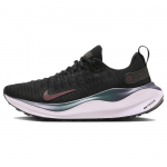 Nike React Infinity Run Flyknit 4 Putos Patogūs Žemi Bėgimo Bateliai Trumpoms Distancijoms Moteri&scaron;ki Sneakeriai Juodi DR2670-008 35.5