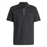 Adidas Originals Essential Trefoil Essentials gofruotas polo mar&scaron;kinėlis vyri&scaron;kas Polo mar&scaron;kinėliai Juodas IW5803 M