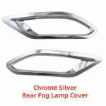 Car Chrome Fog light Decoration Accessories Front Fog Lamp Cover Trim Paste Style For Honda HRV Vezel 2014 2015 2016 2017 2018 Rear Fog Lamp Cover