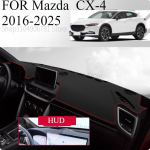 SKIRTA Mazda MAZDA CX-4 2016-2025 Automobilio prietaisų skydelio kilimėlis Prietaisų skydelio kilimėlis Dangtelis nuo saulės Prietaisų skydelio dangtelis Kiliminiai priedai front C black