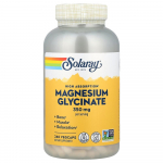 Solaray Auk&scaron;to įsisavinimo Magnio Glicinatas 350mg Augalinės Kapsulės, 240 Vnt. 240 pcs - 1 ea
