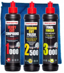 Menzerna Poliravimo Pastos Rinkinys 1000 2500 3000 Automobilio Dažų Poliravimui