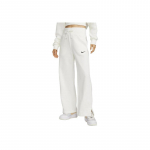 Nike Sportswear Moteri&scaron;kos Phoenix Fleece Auk&scaron;to Juosmens Plačių Kojų Kelnės &Scaron;viesiai Kaulinės FZ7208-133 L