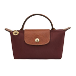 Longchamp Le Pliage Original Metalinis Užtrauktukas Spaudė Nailoninė Rankinė Moteri&scaron;ka Rankinė Bordo 34175089P87 Basic Set (Bag)