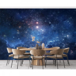 Fantasti&scaron;ki ūko tapetai Žvaigždėto dangaus tapetai Visatos galaktikos freskos Kosmoso kosmoso tapetai 200 cm(W) x 140 cm(H)