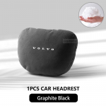 Mink&scaron;ta, kvėpuojanti automobilio kaklo pagalvėlė, skirta &bdquo;Volvo XC40 XC60 XC90 V40 V60 V90 S60 S90 EX90&ldquo; sėdynės juosmens pagalvėlė, automobilių aksesuarai
