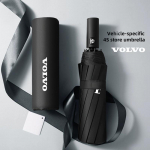 Volvo automobilio emblema Automatinis skėtis Sulankstomas skėtis nuo saulės Apsauga nuo UV spindulių V60 S90 T6 S80 V70 V40 XC90 XC40 V50 C30 XC60 S60 V90 juoda