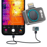 Termovizorinis kamera Pirometras Infiray P2 Pro Apple Ios Lighting App