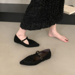 Mary Jane Viengubi Batai Plok&scaron;čiapadžiai Batai Eleganti&scaron;ki Klasikiniai Retro Kvadratinė Noselė Patogūs Mink&scaron;ti Sekli I&scaron;kirptė Žemas Kulnas Moteri&scaron;ki Batai 35 juoda